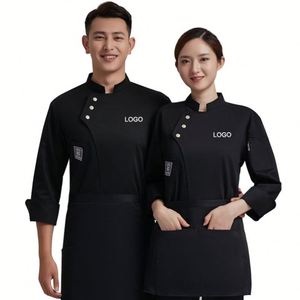 Chaqueta de Chef Ignífuga, Uniformes Elegantes para Chef, Cocina, Venta al por Mayor, Chaqueta de Chef Personalizada para Hotel - Product Image 1