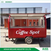 WECARE Remorques de camionnettes de restauration rapide personnalisées, entièrement équipées, pour la vente de glaces, hot-dogs et autres snacks, à vendre