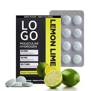 新H2純水素錠剤 8ppm 急速溶解 エネルギー増強 代謝サポート 細胞水分補給 デトックス 肝臓健康 - Product Image 1