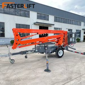 16m 18M 20m Motor diésel articulado hidráulico remolcable en promoción Elevadores de pluma de altura de elevación - Product Image 3