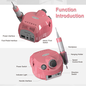 <span class=keywords><strong>Love</strong></span> <span class=keywords><strong>Crazy</strong></span>-Máquina de manicura profesional de alta velocidad, 35000RPM, taladro de uñas con juego de brocas - Product Image 3