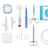 Kit de tube de gastrostomie endoscopique (PEG) en silicone jetable médical 12Fr-24Fr pour endoscopie