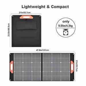 Oferta Especial: Panel Solar Plegable de 100w, Portátil y Ligero, Módulo de Carga Solar de 2 Paneles para Cargar Teléfonos en Exteriores, Envío Gratis - Product Image 5