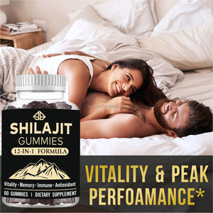 Gomitas de Shilajit de Marca Privada, Aumentan la Vitalidad Masculina, Rendimiento Óptimo, Resistencia, Certificado GMP, 60 Unidades, Sin Gluten, 24 Meses - Product Image 3