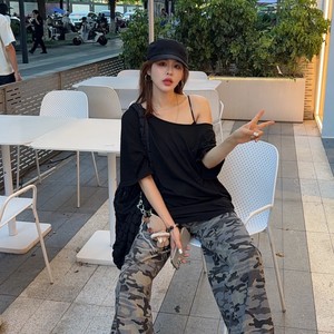 Gorra Plana de Algodón con Diseño Desgarrado, Unisex, para Primavera y Otoño, Transpirable, para Adultos, Beige Marrón - Product Image 3