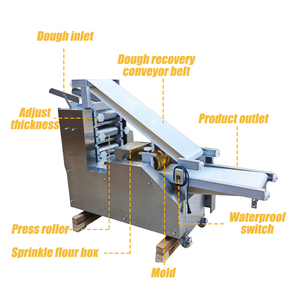 Fully Automatic Arabic Pita Bread <strong>Naan</strong> Flat Bread <strong>Machine</strong> 220V Roti Maker Chapati Paratha with Motor Tortilla Production Line - Product Image 4