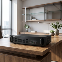 Amplificateur de tension constante Thinuna PA-6250A 500W haute puissance 2U pour montage en rack 100V 70V pour l'audio commercial et la diffusion scolaire