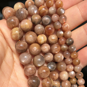 Perline Sciolte Rotonde in <span class=keywords><strong>Pietra</strong></span> Solare Dorata <span class=keywords><strong>Naturale</strong></span> Kuoyu, Colori Misti, 6mm/8mm/10mm, Modello F05752 per Creazione Gioielli Fai da Te, Bracciali e Collane - Product Image 6