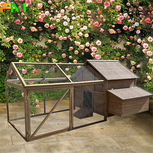 Rampa tavuk kafesi Hutch ile ev hayvanı ürünü süper büyük açık tavuk evleri kapalı tasarımcı ucuz ahşap tavuk kümesi - Product Image 5