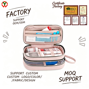 Estuche para diabetes <span class=keywords><strong>de</strong></span> <span class=keywords><strong>insulina</strong></span> <span class=keywords><strong>de</strong></span> doble capa rosa, bolígrafo <span class=keywords><strong>de</strong></span> <span class=keywords><strong>insulina</strong></span> aislado, bolsa enfriadora <span class=keywords><strong>de</strong></span> bebidas, bolsa enfriadora <span class=keywords><strong>de</strong></span> viaje <span class=keywords><strong>de</strong></span> <span class=keywords><strong>insulina</strong></span> con 2 paquetes <span class=keywords><strong>de</strong></span> hielo - Product Image 1