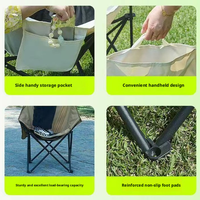 Ensemble de table et de chaises pliantes de camping en plein air, 7 pièces, ensemble de table et de chaises pliantes portables pour les sorties en famille