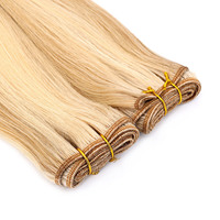 Extensions de cheveux naturels brésiliens Remy vierges à clips, tissage naturel, double trame, 8-30 pouces, personnalisables