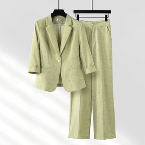 女式休闲运动夹克开襟长袖办公套装夹克运动夹克 - Product Image 4