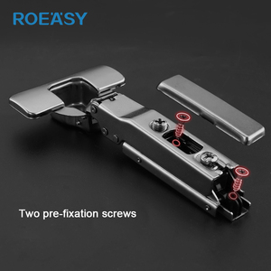 Bisagras Automáticas 3D Hidráulicas Ajustables Sin Ala Fijación Fija con <span class=keywords><strong>Cierre</strong></span> Suave Bisagras Ocultas para Gabinetes - Product Image 3