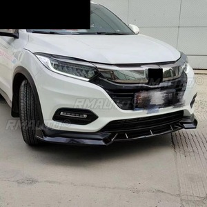For Honda VEZEL XR-V 2019-2021 Car Front Bumper Lip <b>Splitter</b> Diffuser Spoiler Body Kit Gloss Black Bumper Lip Modification Part - Product Image 5