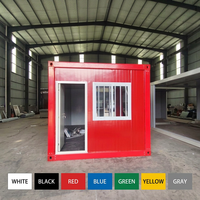 Conteneur pliable détachable de 20 pieds, facilement transportable, structure modulaire en acier semi-gérée, idéal pour bureau ou entrepôt simple