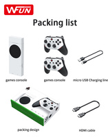 Console de jeux vidéo WFUN M88 intégrée 128G 30000 jeux manette sans fil TV Game Stick 4K HD Retro