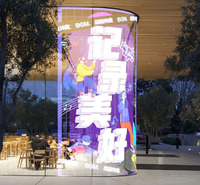 Écran d'affichage LED souple P6 pour intérieur, film flexible, mur vidéo pour ascenseur, magasin de détail et centre commercial, indice de protection IP65