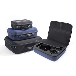 Étui de transport rigide personnalisé grand format avec fermeture éclair en EVA et mousse prédécoupée pour outils - Product Image 1