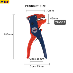 YTH78-318 Многофункциональный утиный нос плоскогубцы для зачистки кабеля инструмент для зачистки проводов автоматической зачистки провода обжимные клещи техническое обслуживание - Product Image 2