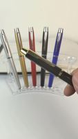 Stylos à bille classiques en bambou pour cadeaux d'affaires, 1,0 mm, nouveauté, logo personnalisé, papeterie de bureau et scolaire, promotionnels, sur mesure
