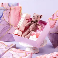 Le nuove ragazze si spostano scatole di imballaggio rosa per confezione regalo set di scatole regalo per bambini