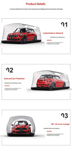 Usine NOUVEAU Air <span class=keywords><strong>Gonflable</strong></span> Couverture De Voiture Tente Pvc <span class=keywords><strong>Gonflable</strong></span> Couverture De Voiture Capsule Couverture De Voiture En Plein Air Résistant À La Grêle Tentes Gonflables - Product Image 6