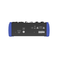 CHXYKOM Mixeur audio de bureau compact 4 canaux, réponse en fréquence 20Hz-20kHz, prend en charge 4 appareils - Portable, installation facile, simple