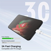 PD 20w 3A USB Type C Câble de charge rapide pour iPhone 15 pro max ipad Type-C Chargeur Câble de données pour Samsung Galaxy xiaomi