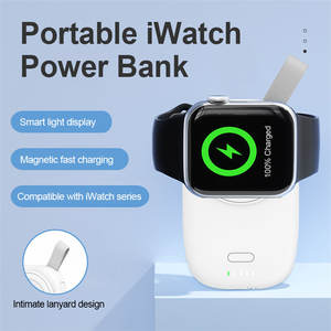 미니 카가 Inalambrica 스마트 시계 무선 충전기 휴대용 애플 시계 충전기 키 체인 iWatch 시리즈 자기 전원 은행 - Product Image 2