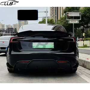 Kit de <span class=keywords><strong>carrosserie</strong></span> en fibre de carbone amélioré pour <span class=keywords><strong>Tesla</strong></span> Model 3 Highland Diffuseur avant en fibre de carbone Diffuseur arrière Jupe latérale - Product Image 5