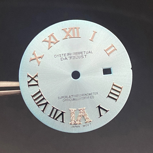 24.5mm高品質ローマ数字サンバースト文字盤 NH05ムーブメント用 腕時計改造アクセサリー - Product Image 6