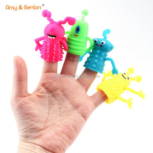 Marionetas <span class=keywords><strong>de</strong></span> goma coloridas con forma <span class=keywords><strong>de</strong></span> <span class=keywords><strong>monstruo</strong></span> para niños, juguetes para dedos, novedad, superventas - Product Image 2