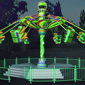 Manège <span class=keywords><strong>Luna</strong></span> <span class=keywords><strong>Park</strong></span> pour enfants, jeux à monnayeur pour adultes, remorque de jeux de fête foraine, manèges à sensations fortes en PRV, manèges Air Shot à vendre - Product Image 3