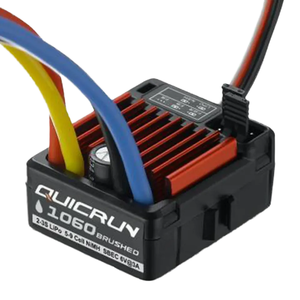 Contrôleur de vitesse électronique <span class=keywords><strong>HOBBYWING</strong></span> <span class=keywords><strong>QuicRun</strong></span> 1060 <span class=keywords><strong>60A</strong></span> en plastique, ESC brossé pour voiture RC 1/10, crawler, moteur 540 550, HB Axial Wltoys - Product Image 4