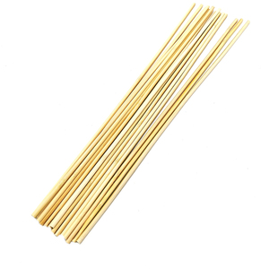 Bloc de bois rond en gros tiges bois dur bâton de <span class=keywords><strong>bambou</strong></span> massif bricolage en bois 2.5mm 12cm Q pointe modèle Europe Art populaire Animal bois de pin - Product Image 5