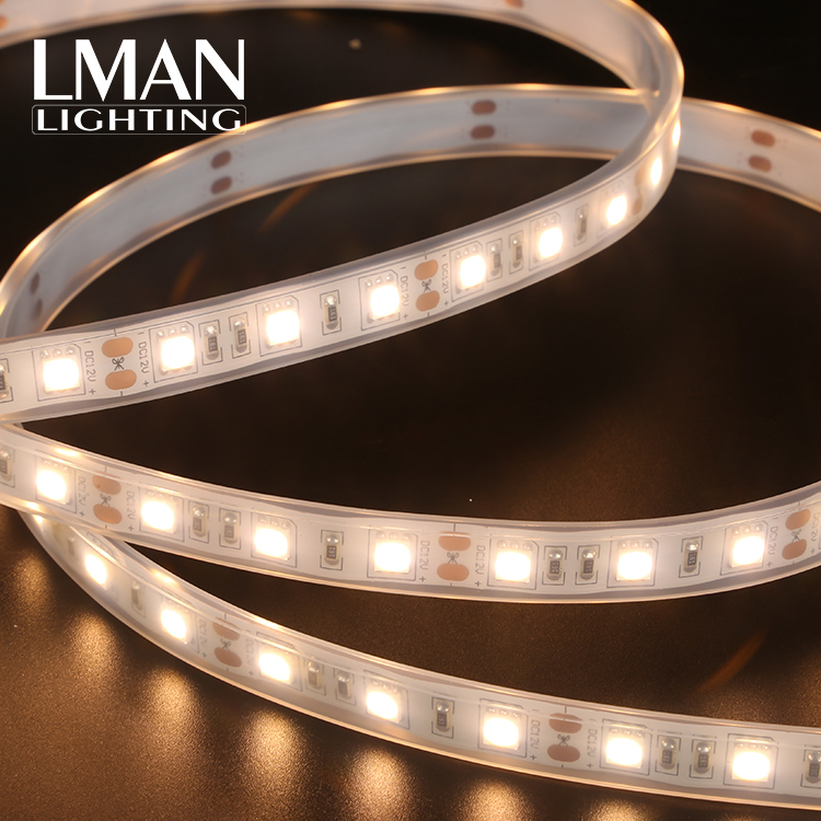 Outdoor Indoor Decoration Lighting Foldable Outdoor Waterproof Ip65 Dc 12V 24V 60leds/m Smd 5050 Led Strip Light