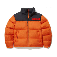 Parka de luxe rembourrée en velours réversible pour hommes veste en duvet d'oie pour l'hiver