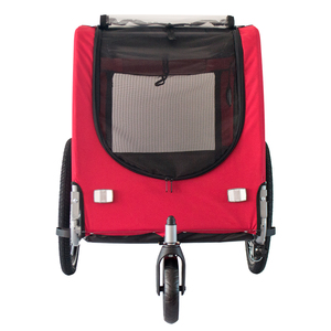 Remorque à vélo pour animaux <span class=keywords><strong>de</strong></span> compagnie, vente en gros d'usine, tailles M, L, XL, remorque à vélo pour chien, libération rapide et pliable facile, poussette 2 en 1 - Product Image 3