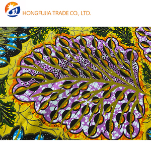 <span class=keywords><strong>Tissu</strong></span> africain en batik 100% coton cardé tissé uni, imprimé plumes de <span class=keywords><strong>paon</strong></span> dorées Jinsha, <span class=keywords><strong>tissu</strong></span> de haute qualité pour vêtements Ankara - Product Image 5