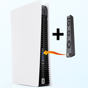 Enfriador USB externo para consola de juegos Sony <span class=keywords><strong>Playstation</strong></span> 5, ventilador de refrigeración con puerto USB 3,0 adicional - Product Image 1