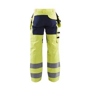 BLAKLADER - 155218113389C50 Pantalón Hi-Vis elástico Amarillo/Azul marino-EAN 7330509546123 ROPA DE TRABAJO DE 2017 - Product Image 2