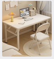 Bureau d'étude pliable pour ordinateur à domicile, sans installation, pour étudiants, écriture et repas