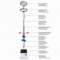 Testeur de résistance à la pénétration pour le temps de prise du béton, instrument de laboratoire pour l'inspection de la qualité du béton de construction