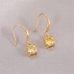 New Arrivals Gold Plated Jewelry <b>Earring</b> <b>Diamond</b> Pendant <b>Earring</b> - Product Image 6