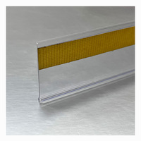 Bande de bord d'étagère en plastique prix porte-billets étagère de supermarché porte-étiquettes bandes de données adhésives pour étagères