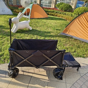 Carrello Pieghevole con Portellone Esteso, Carrello Extra Lungo con Capacità di 200 Libbre e Grandi Ruote per Ogni Terreno - Product Image 2