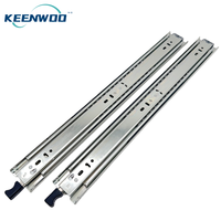 Nouvelles quincailleries modernes pour meubles de cuisine : Glissières de tiroir télescopiques à extension complète, super robustes, 51 mm, pour un glissement fluide et silencieux des armoires.