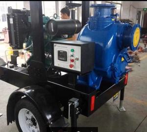 Mobile Engine Water <b>Pump</b> Self-priming Trailer Drive Centrifugal for Waste or River SP-6 Light Weight SP-6 - Product Image 5