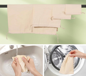 Tùy chỉnh dây kéo bông vải đóng gói quà tặng <span class=keywords><strong>Pouch</strong></span> Dây Kéo Túi vải với in logo thương hiệu - Product Image 6